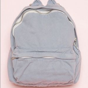 Faded Light Blue Mini Backpack